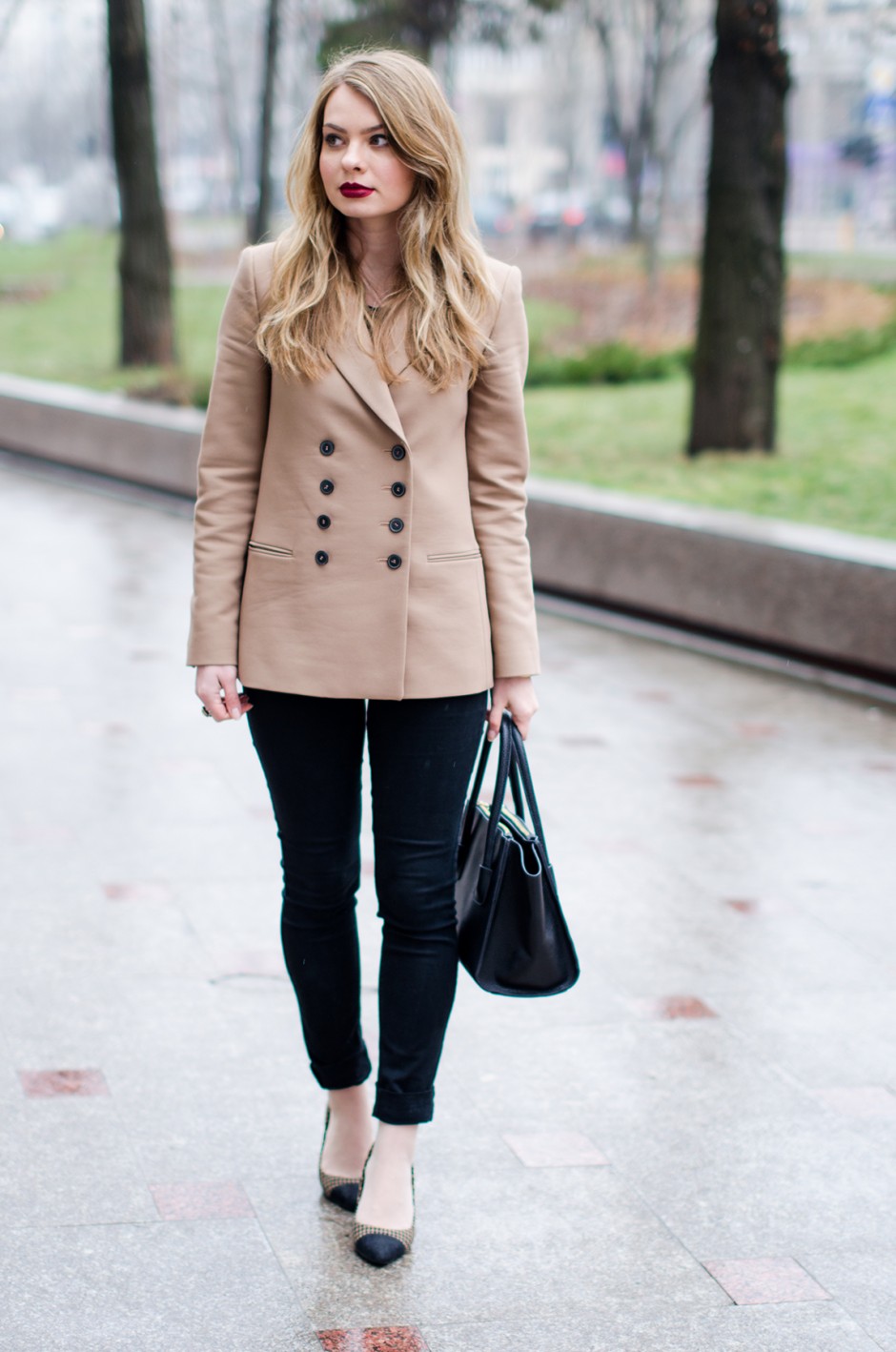 black and camel for the win - Pink WishPink Wish